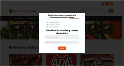 Desktop Screenshot of guiaderestaurantesencanarias.com